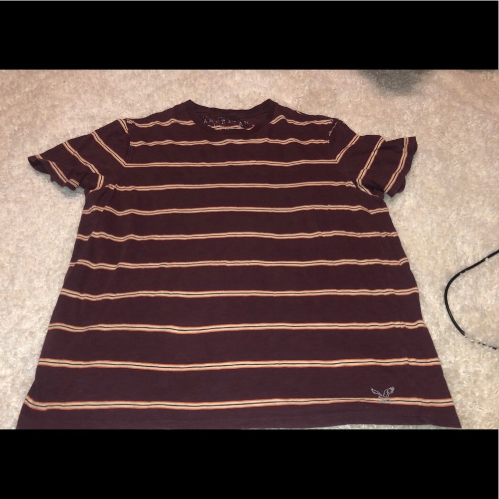 3/$15 American Eagle Striped T-Shirt Men’s Sz XL